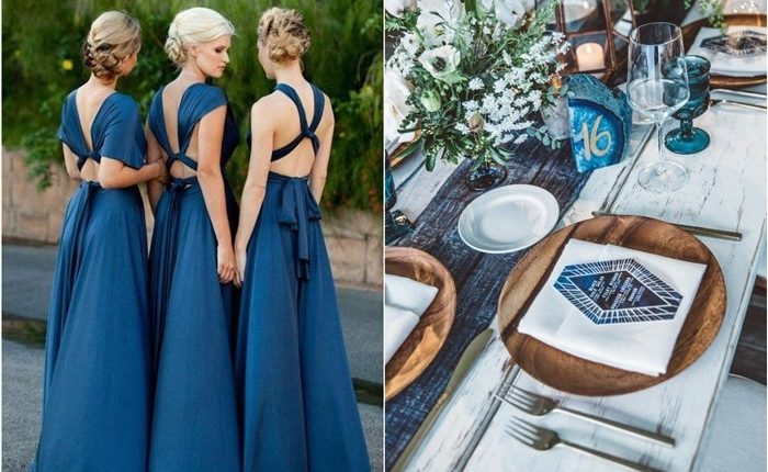 indigo blue wedding color ideas
