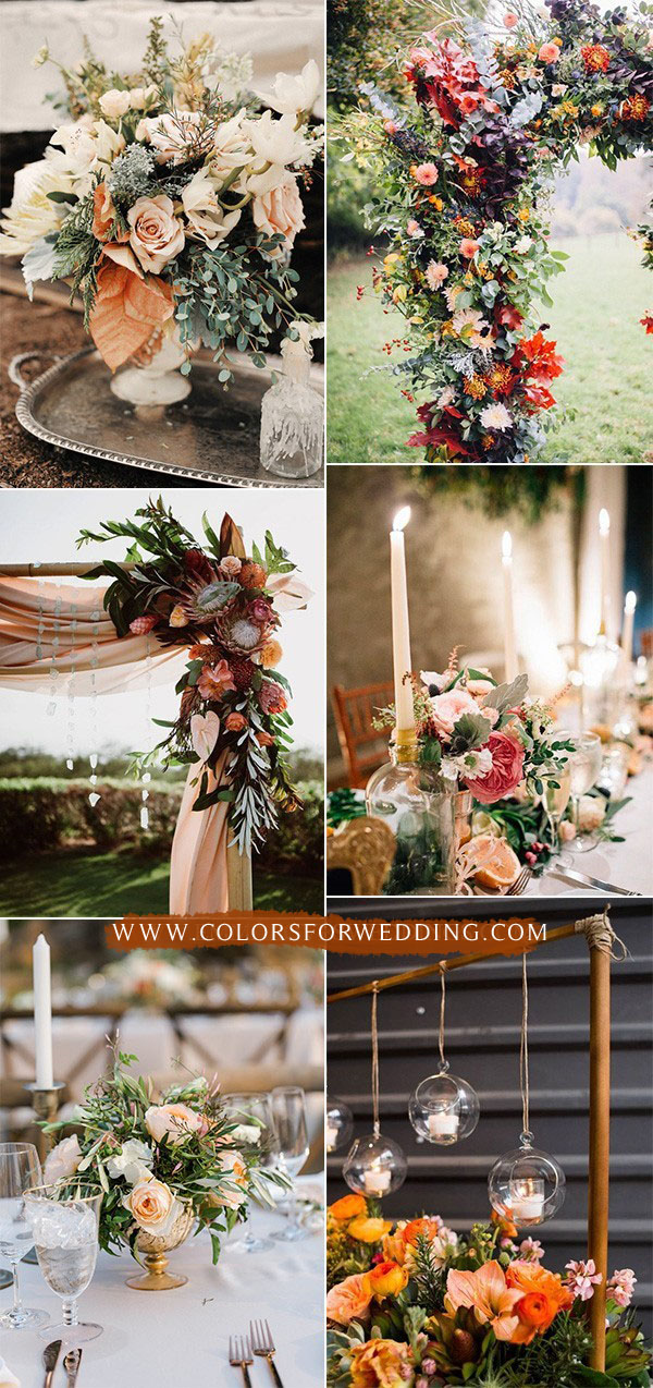 sunset orange wedding decoration ideas Colors for Wedding