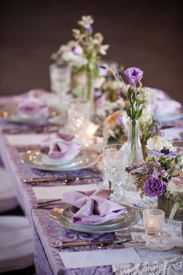 lilac headpiece for wedding