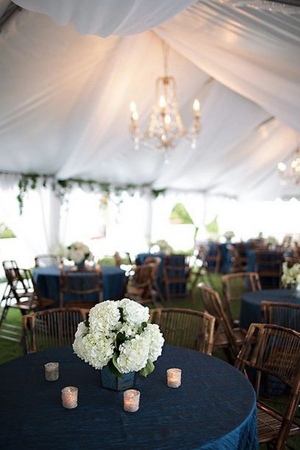 Classic Blue and white Wedding Table