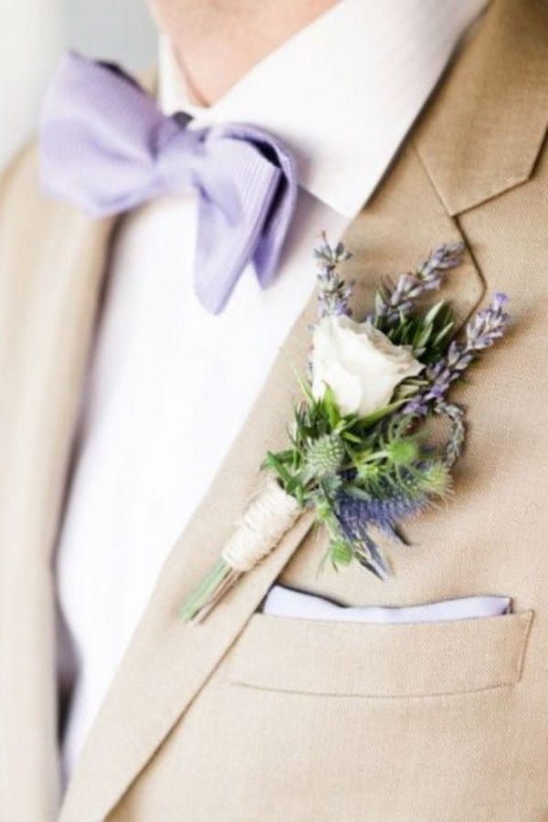 Lavender And Lilac Wedding Suit