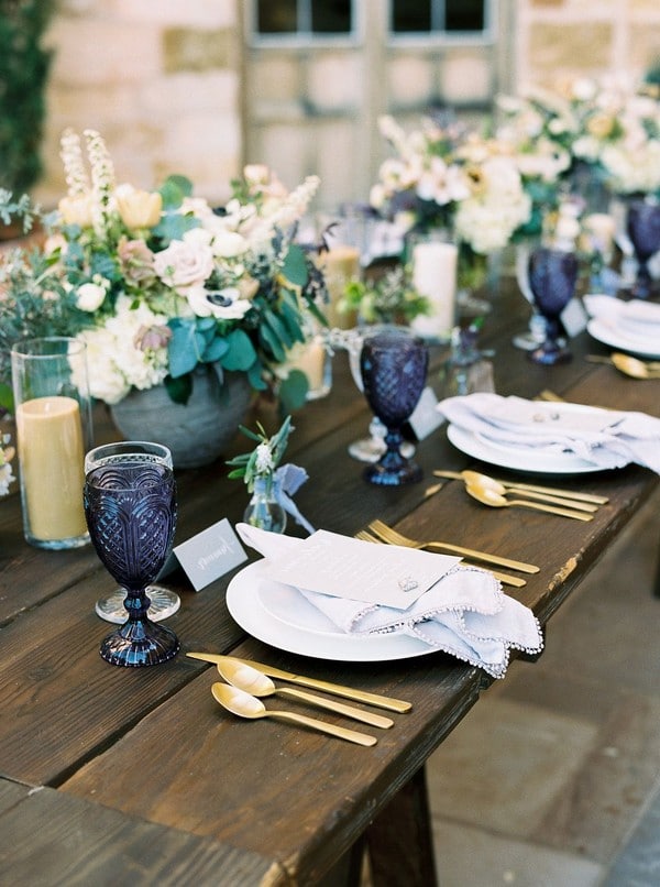 Winery Wedding Tablescape