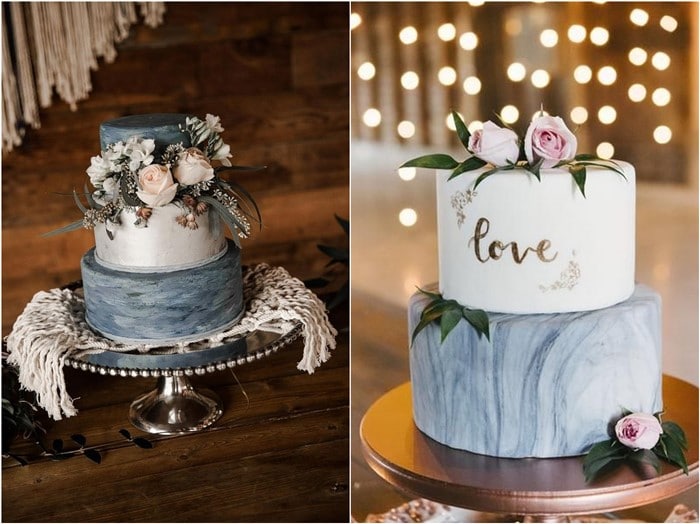 20 Dusty Blue Wedding Cake Ideas Colors for Wedding