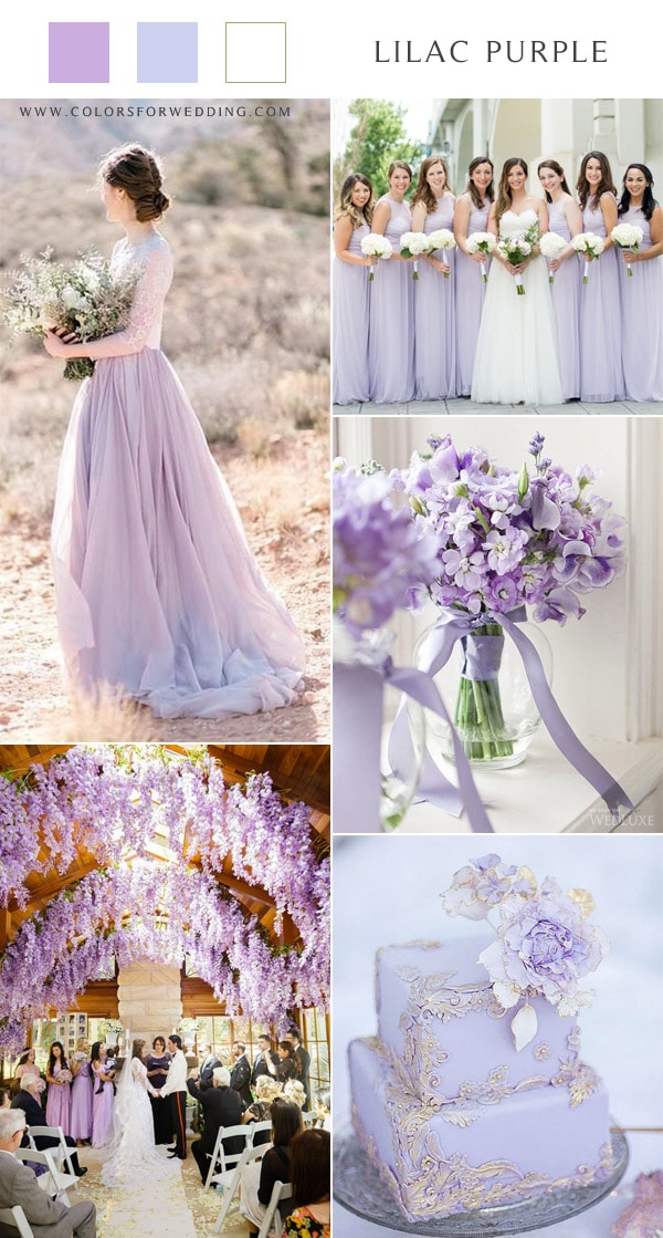 spring summer lilac purple wedding color ideas3