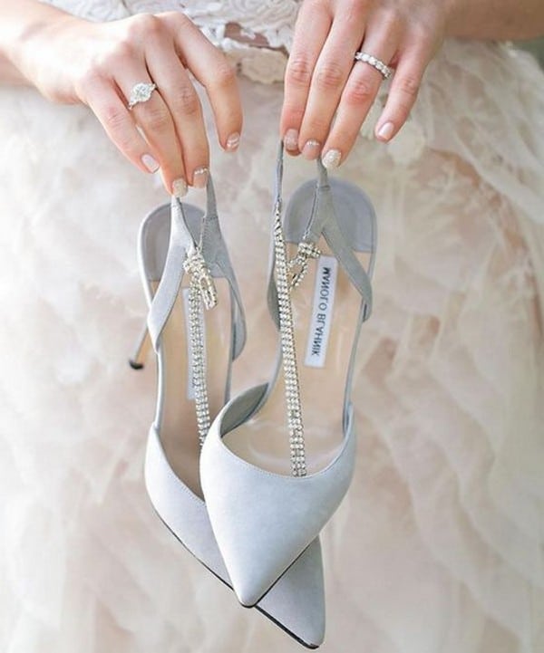 MB dusty blue elegant wedding shoes