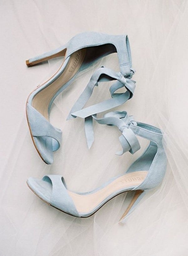 dusty blue wedding heels