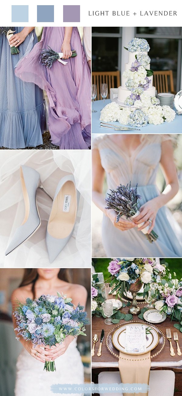 Top 10 Light Blue Wedding Color Palette Ideas for Spring Summer Wedding