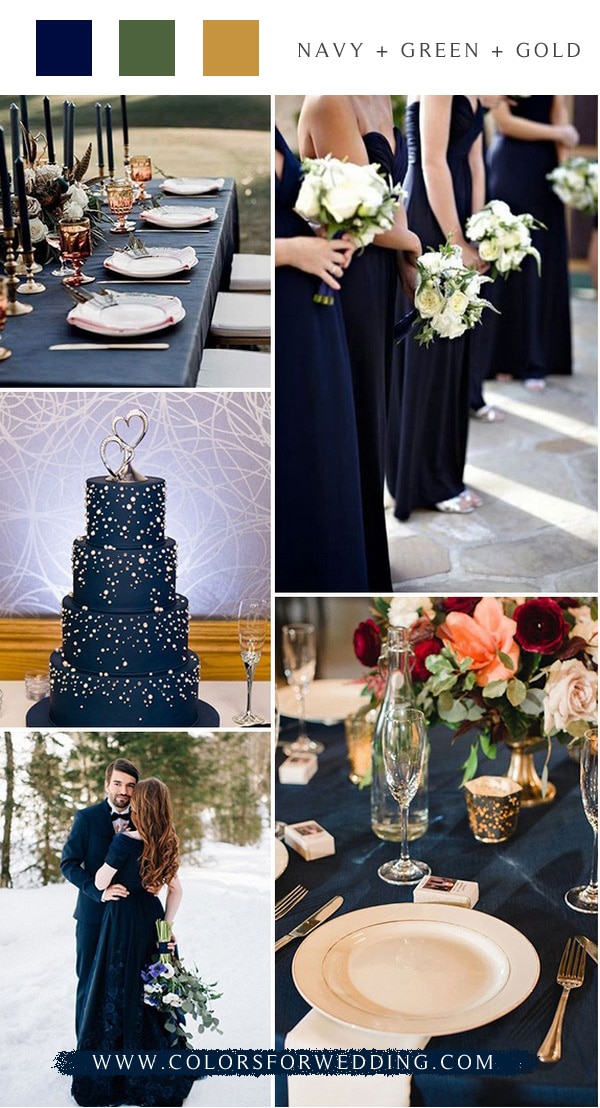 Top 20 Blue And Gold Wedding Colors Ideas 2024