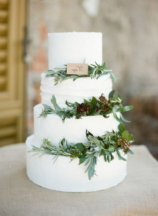 Rustic Italian wedding cake via Rebecca Arthurs
