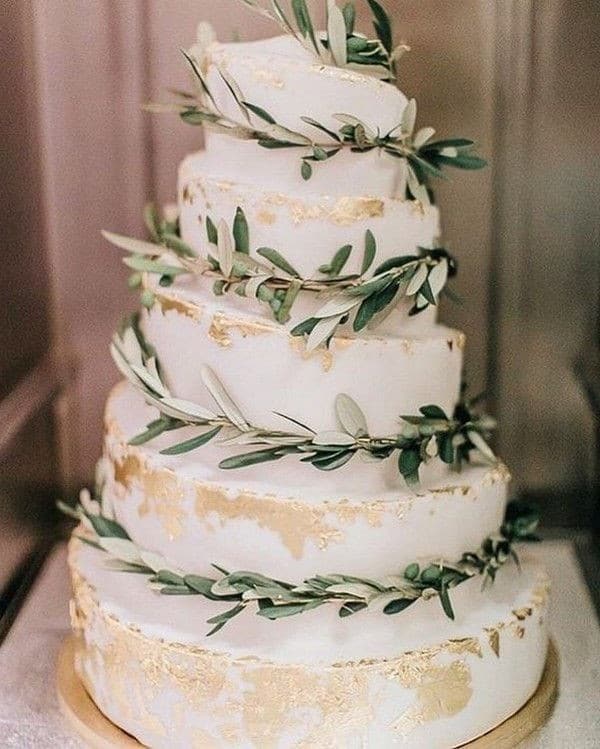 Sage Green Wedding Cakes