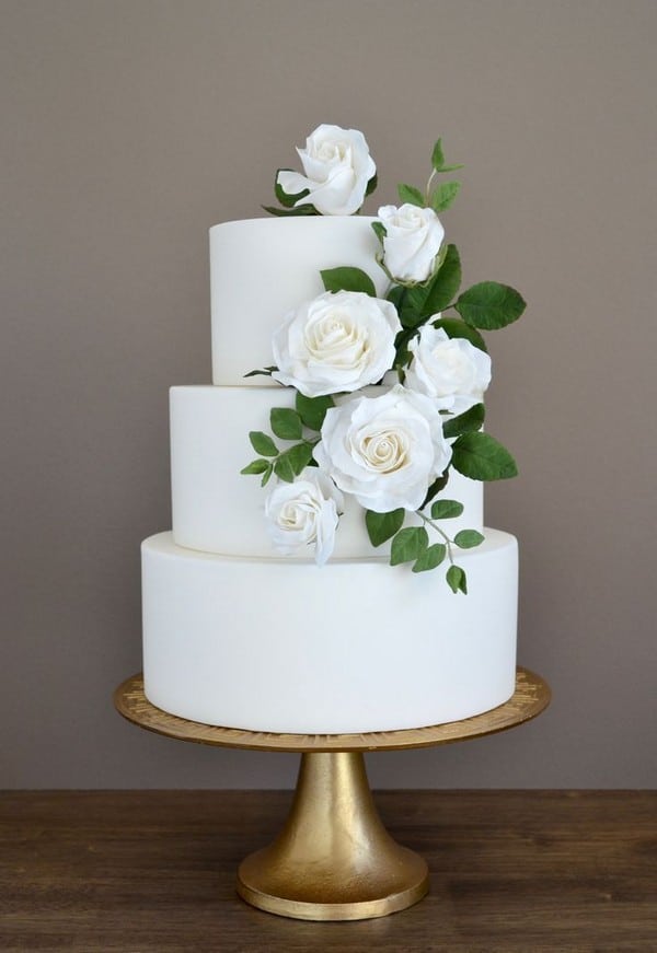 Simple Romantic Wedding Cakes