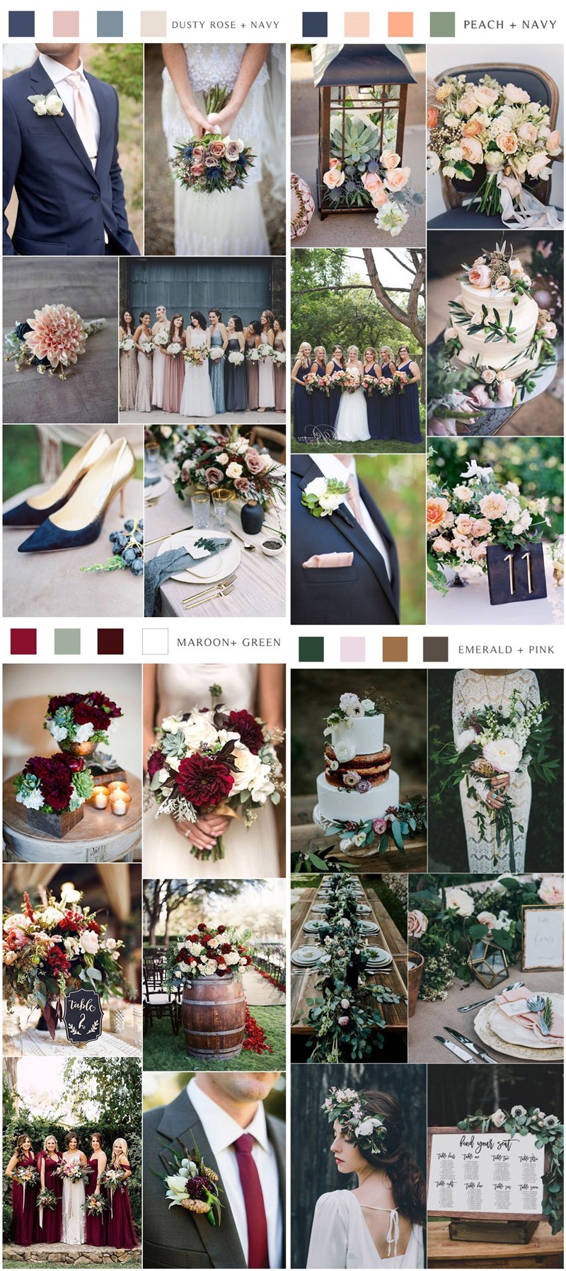 fall wedding color ideas