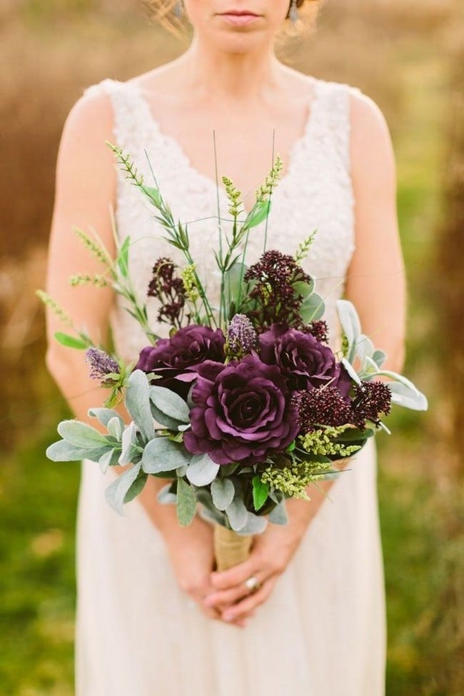 Plum purple wedding ideas 12