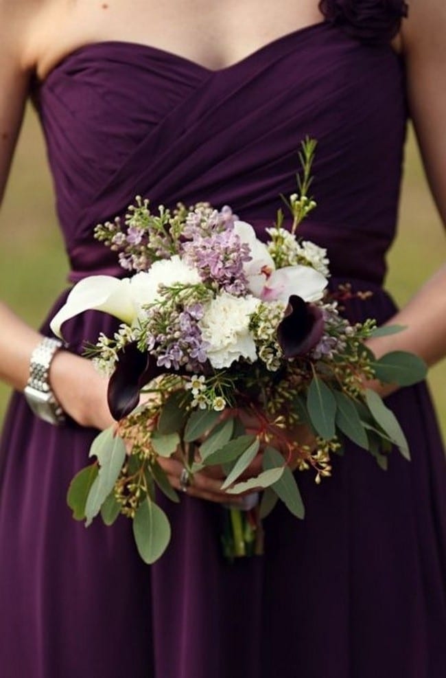 25+ Deep Purple Plum Wedding Color Ideas Colors for Wedding