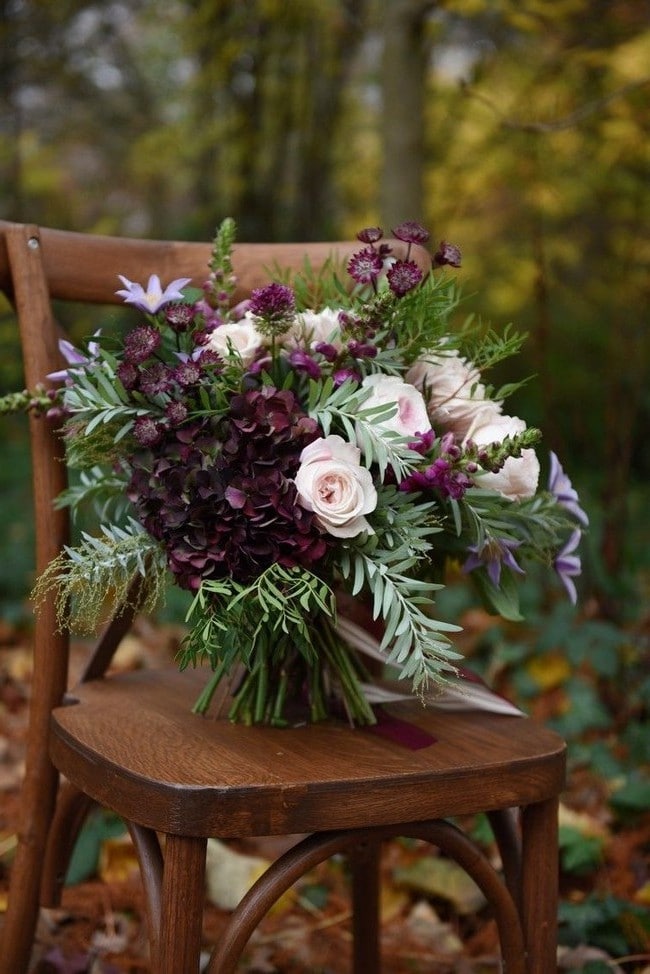 Plum purple wedding color ideas #wedding #weddingcolors #purple #purplewedding