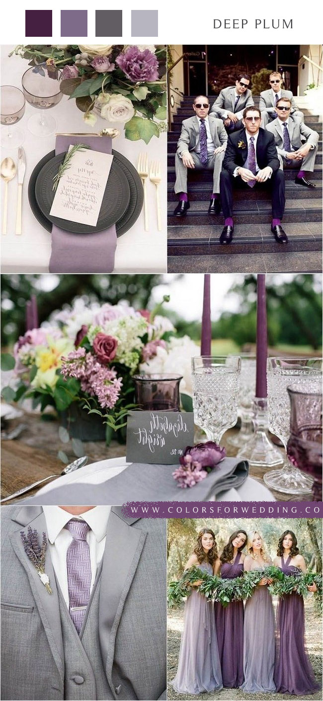 Plum purple wedding ideas 21