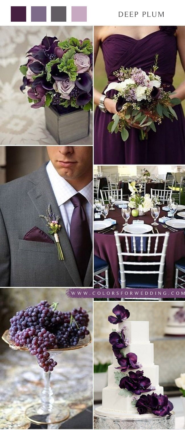 Plum purple wedding ideas 6