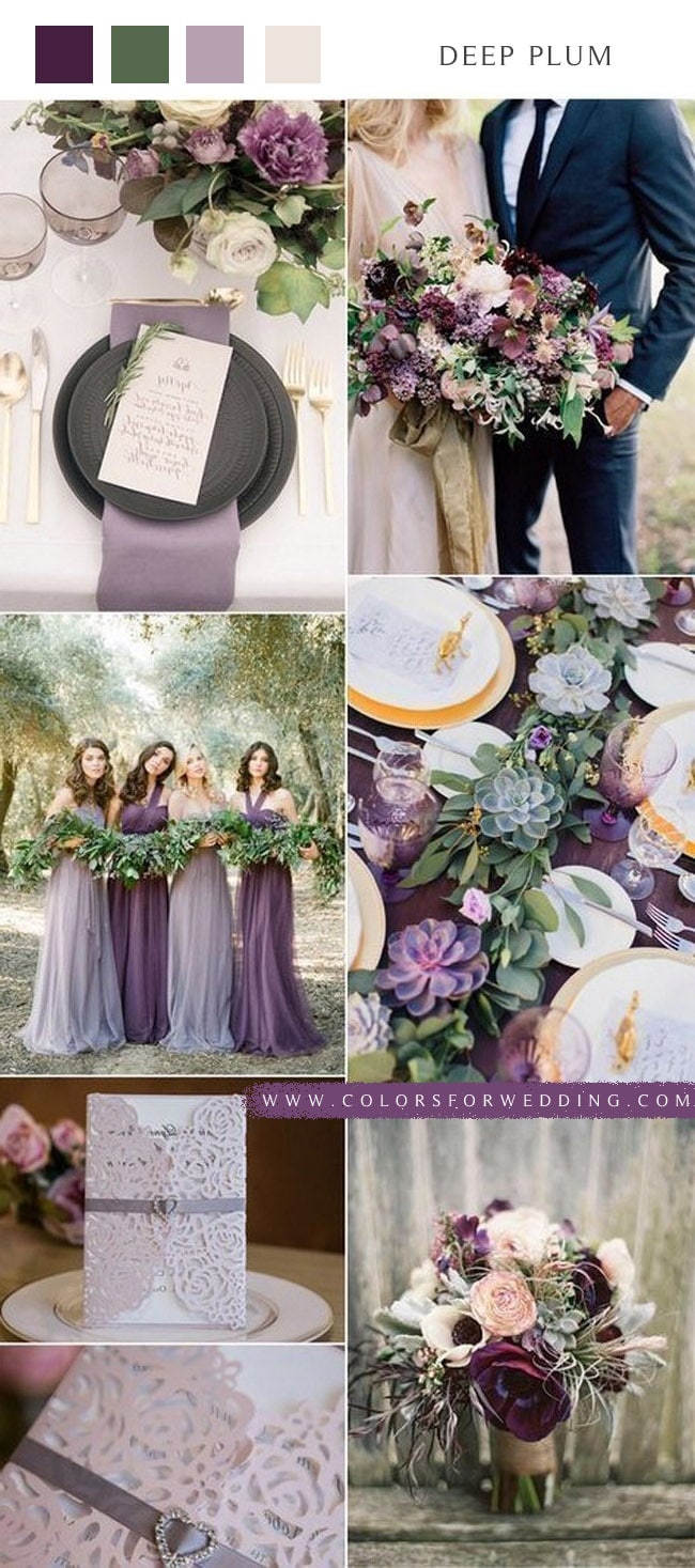 Plum purple wedding ideas 9
