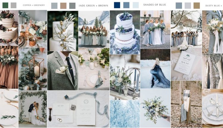 winter wedding color ideas