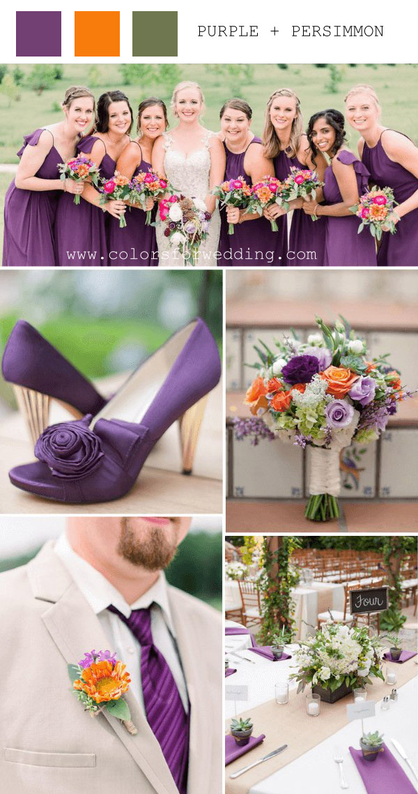 purple persimmon december wedding color ideas