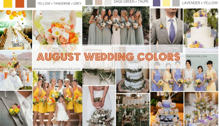 august wedding color palettes