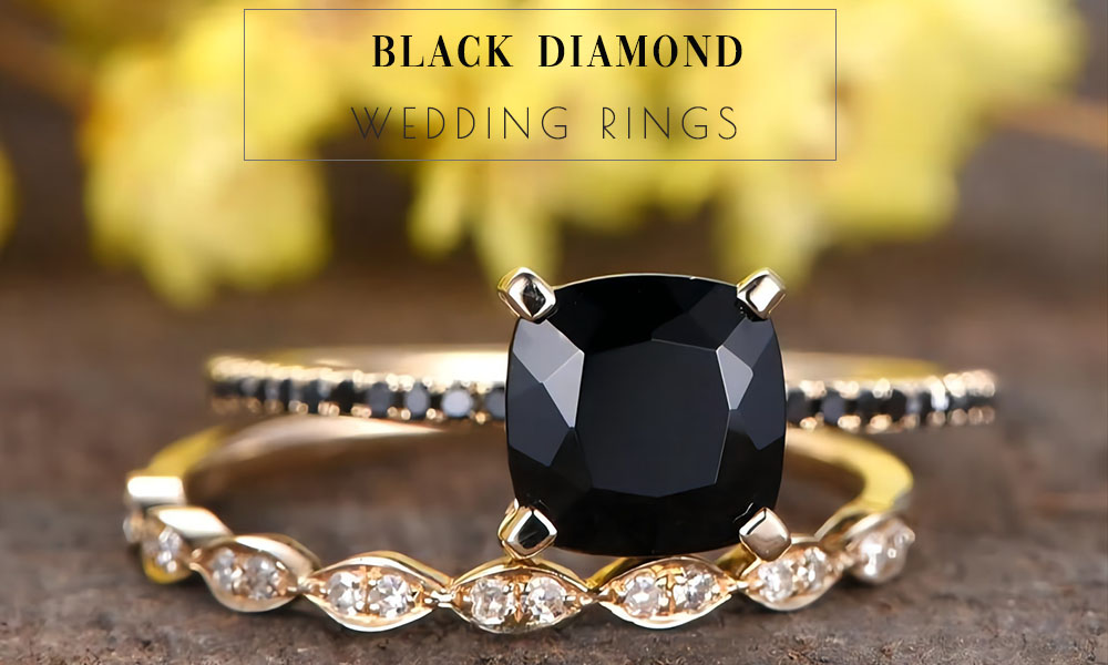 ❤️ Top 15 Black Diamond Wedding Rings 2023 | Colors For Wedding
