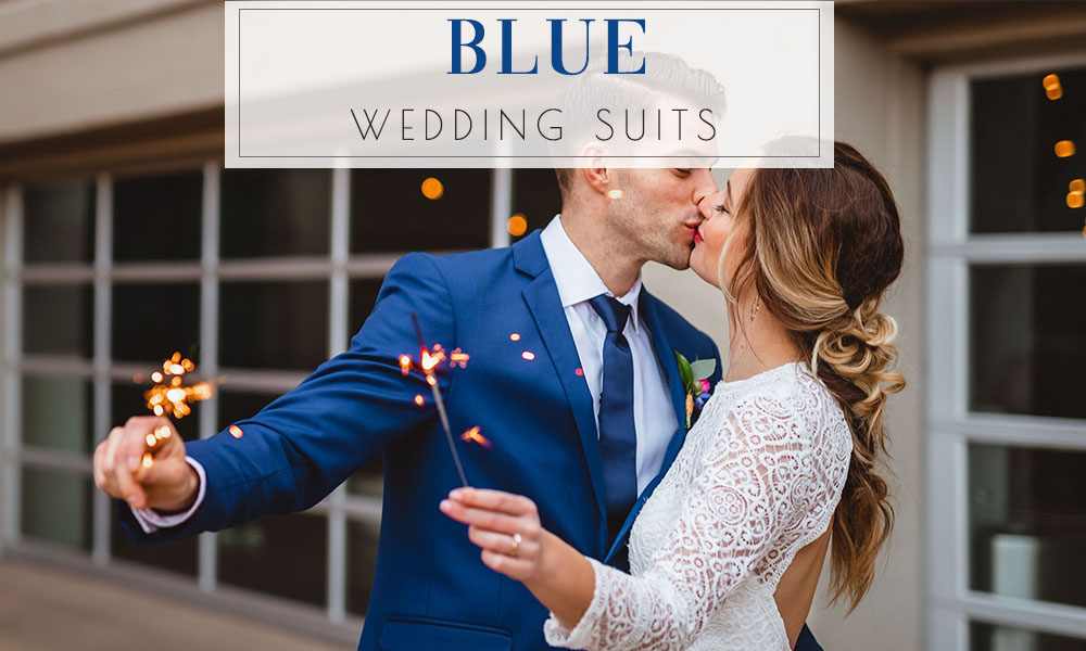 Blue Wedding Suits for Grooms