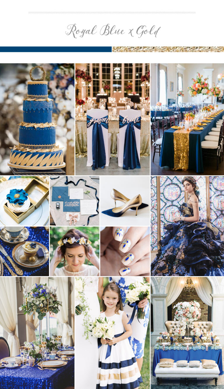 15 Royal Blue And Gold Wedding Colors & Ideas 2023