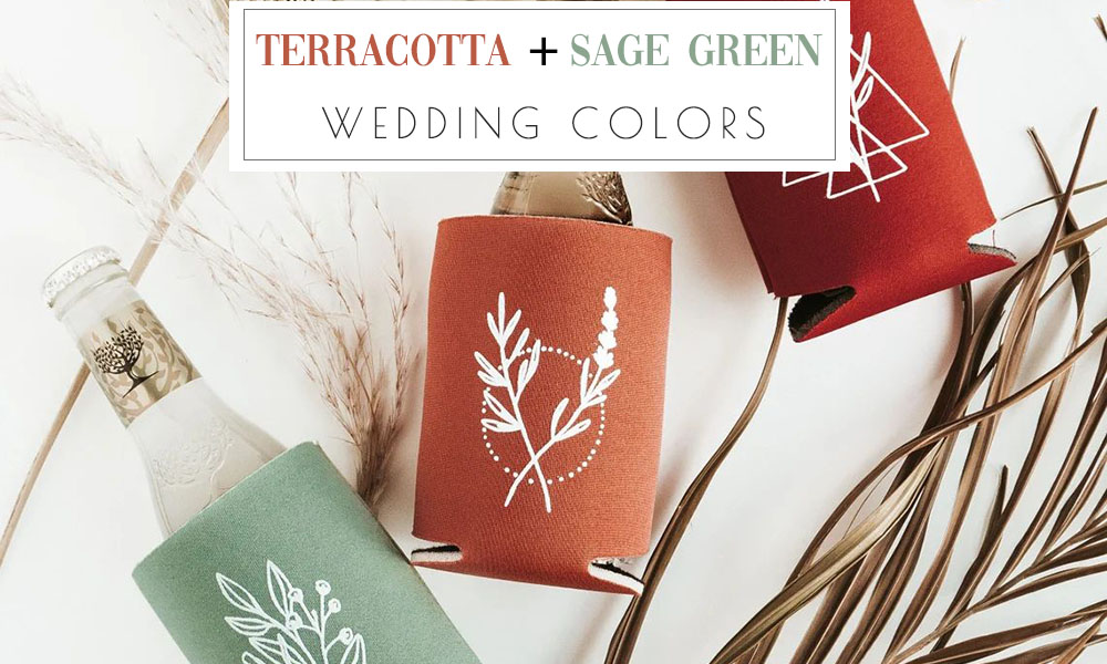 Terracotta and Sage Green Wedding Colors