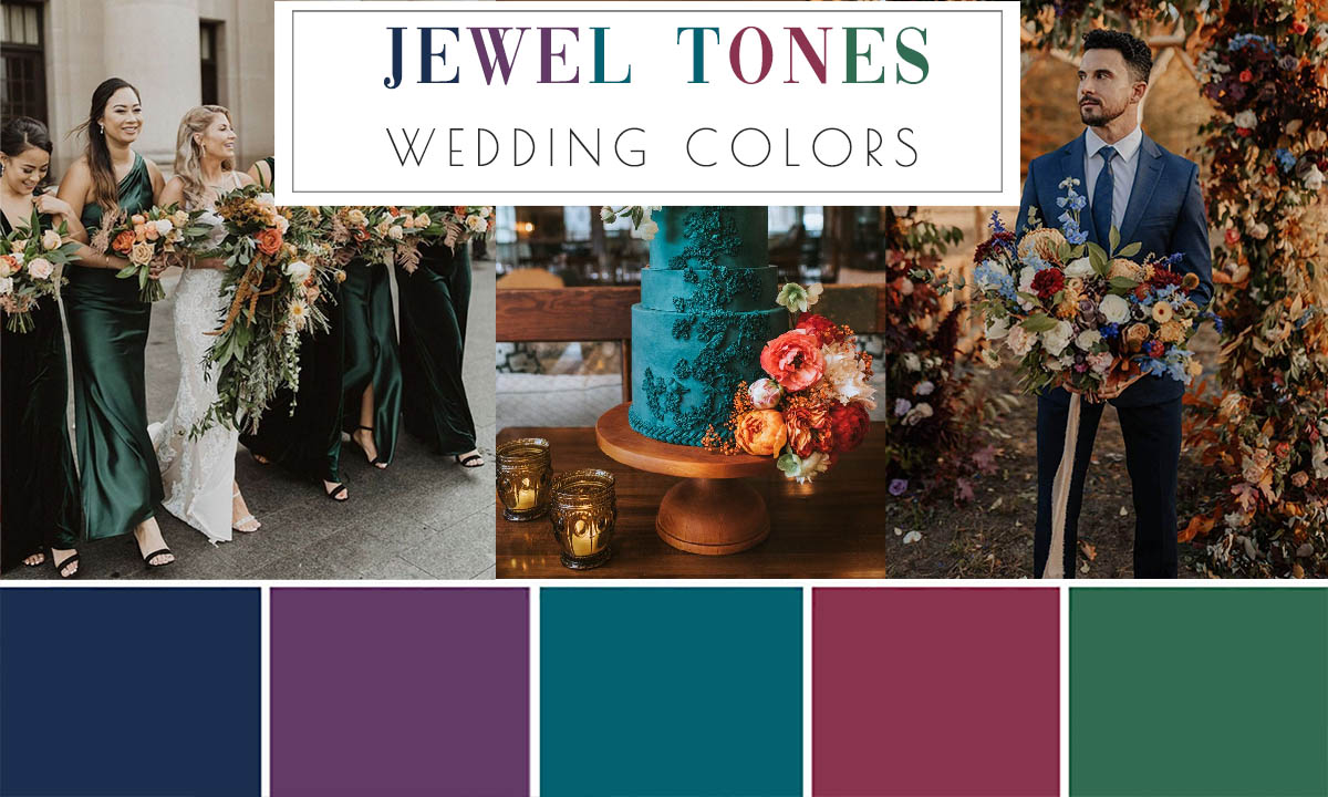 Jewel Tones wedding colors