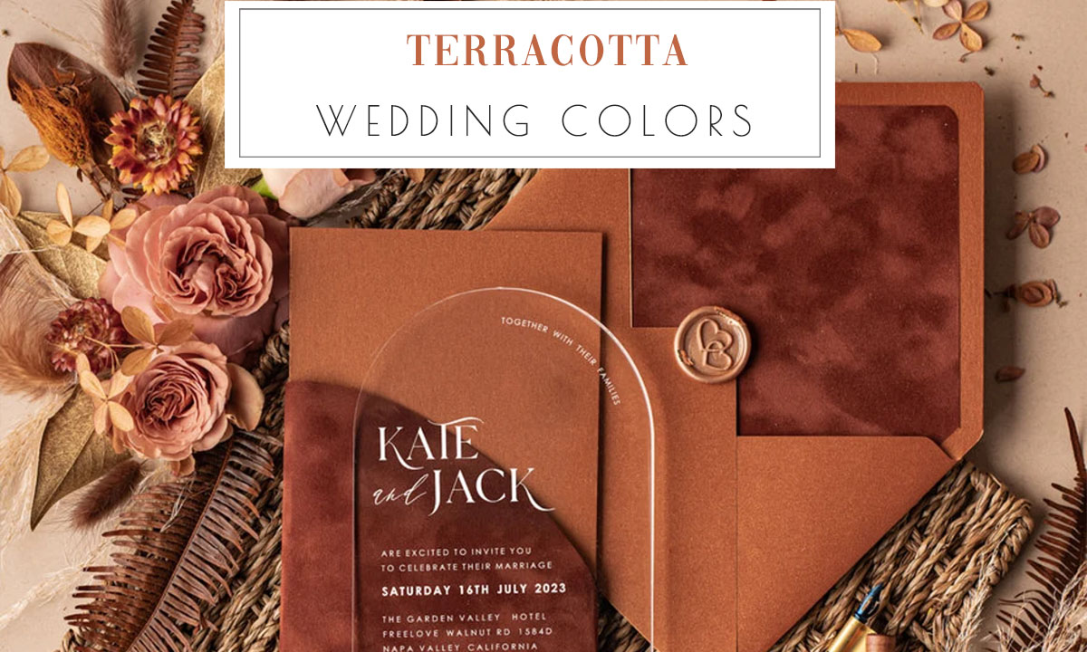 Terracotta wedding colors