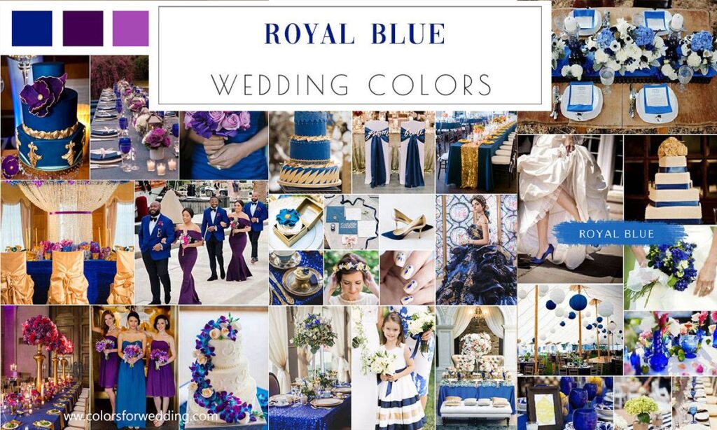 ️ 20 Royal Blue Wedding Color & Theme Ideas 2023