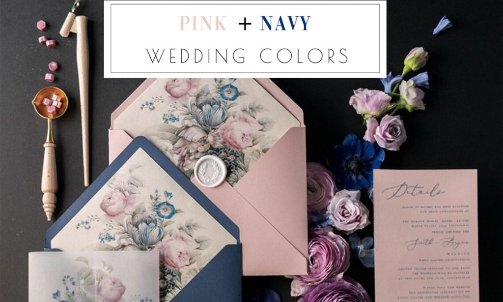  20 Classic Pink And Navy Blue Wedding Color Ideas 2025