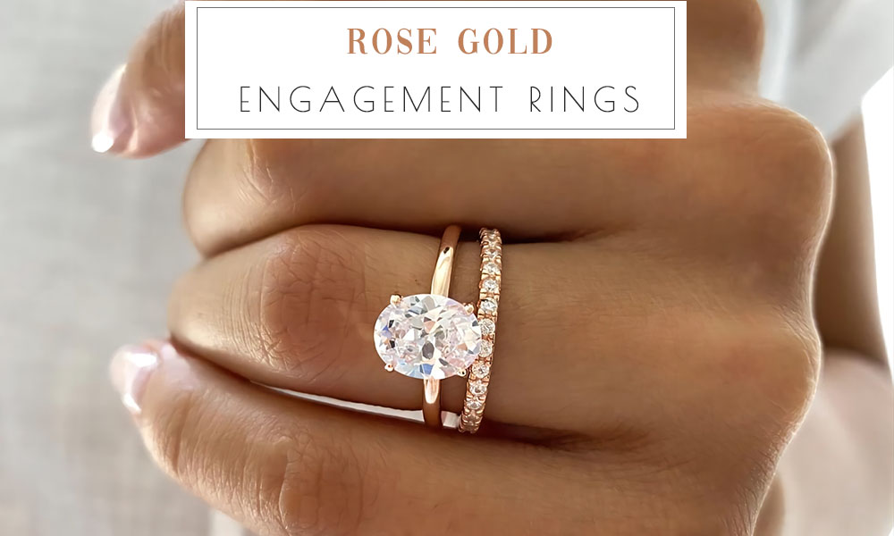 rose gold engagement rings