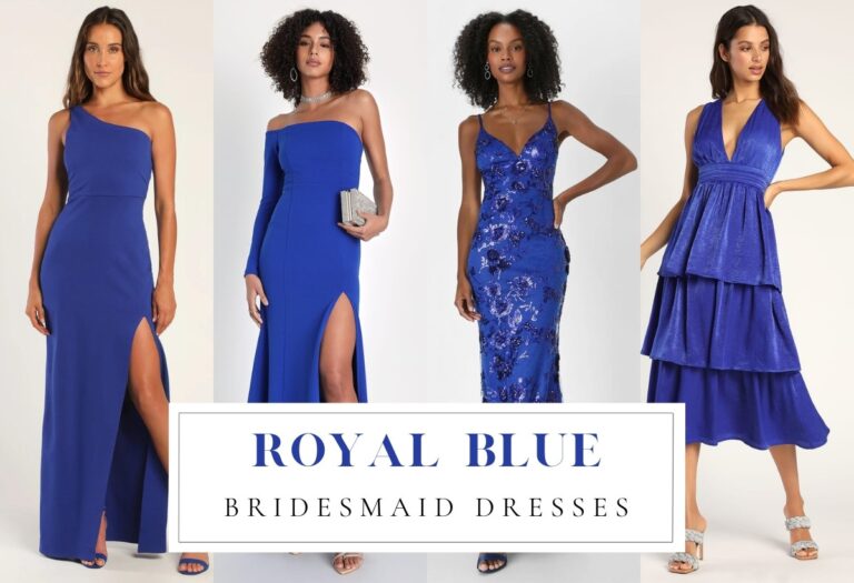 ️ Top 20 Trending Royal Blue Bridesmaid Dresses | Colors for Wedding